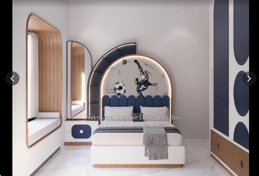 A Themed Kids' Room — Bedroom interior in Pimpri-Chinchwad by Nakshatra Interior Design Studio